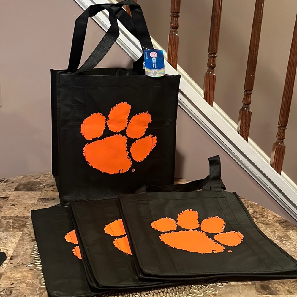 Clemson University Eco Reusable Totes Set/4